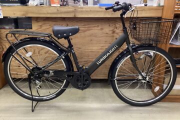 塩野自転車　27.5ターボライト　太いタイヤの軽量で、荷物がたくさん積める普通自転車。